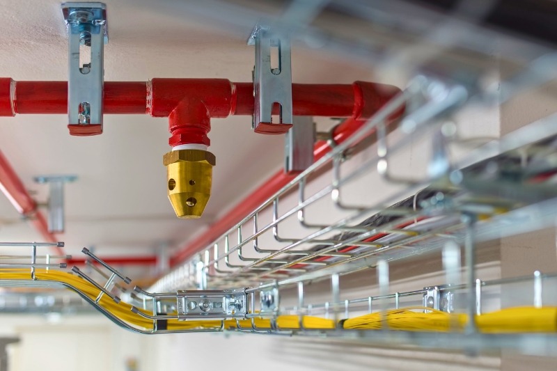 redes contra incendios en edificios comerciales